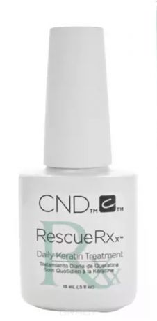 CND (Creative Nail Design) Масло для укрепления ногтей кератин RescueRXx, 15 мл