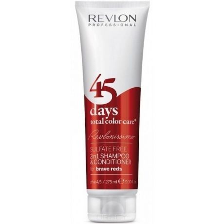 Revlon Шампунь-кондиционер для ярких красных оттенков Shampoo and Conditioner Brave Reds Color Care, 275 мл