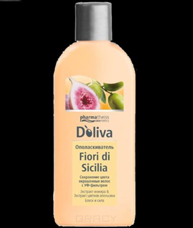 Doliva Ополаскиватель Fiori di Sicilia для сохранения цвета окрашенных волос, 200 мл