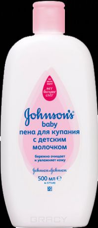 Johnson's Baby Пена для купания с детским Молочком, 500 мл
