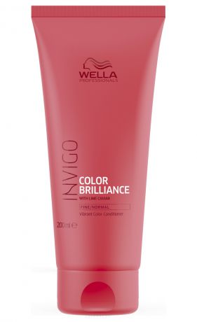 Wella Бальзам-уход для защиты цвета окрашенных нормальных и тонких волос Invigo Color Brilliance, 200 мл, 200 мл