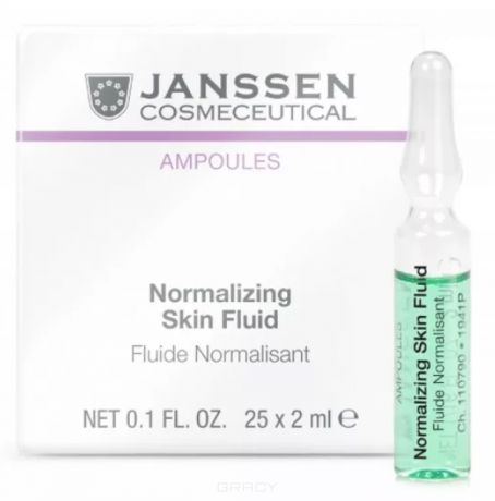 Janssen Нормализующий концентрат для ухода за жирной кожей Normalizing Fluid, 3х2 мл