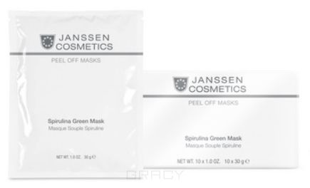 Janssen Зеленая моделирующая маска со спирулиной Spirulina Green Mask, 500 гр