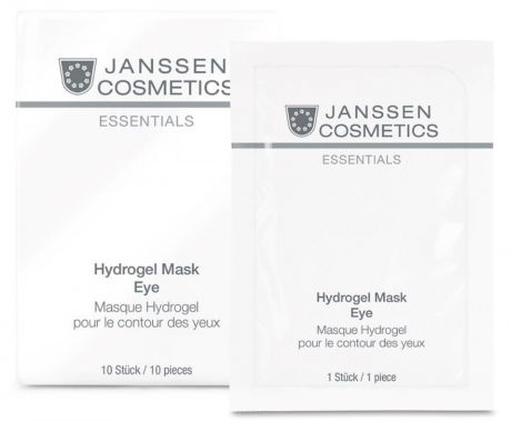 Janssen Укрепляющие гидрогель-патчи для кожи вокруг глаз Hydrogel mask eye, 1 шт