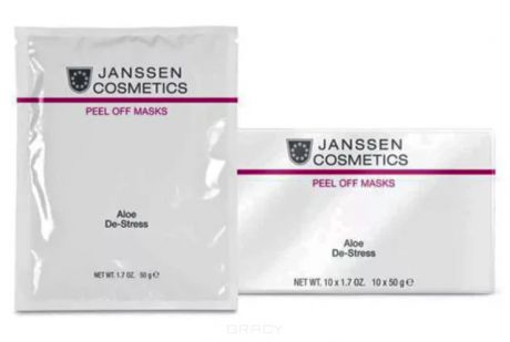 Janssen Уcпокаивающая маска с алоэ и спирулиной Aloe De Stress, 30 гр