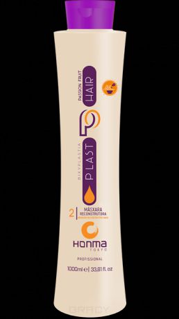 Honma Tokyo Реконструирующая маска Plast Hair Bixyplastia Passion Fruit (с маракуйей) Шаг 2, 1 л, 250 мл