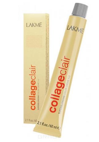 Lakme Суперосветляющая крем-краска для волос Collageclair, 60 мл (9 оттенков), 12/20 Суперосветляющий фиолетовый блондин, 60 мл