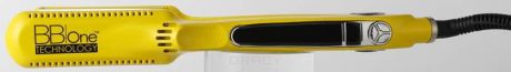 BB One Профессиональный утюжок с титановыми пластинами и цифровым дисплеем (2 цвета), 1 шт, желтый
