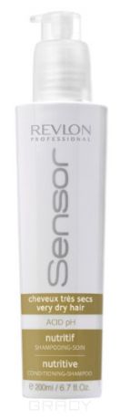 Revlon Питательный шампунь-кондиционер для очень сухих волос Sensor Nutritive Shampoo, 200 мл