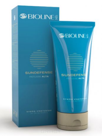 Bioline Крем с высокой степенью защиты от УФ для лица/тела, питательный Sundefense, 100 мл