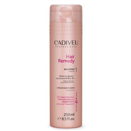 Cadiveu Professional Восстанавливающий шампунь Hair Remedy Shampoo, 250 мл