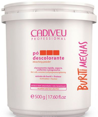 Cadiveu Professional Блондирующий порошок Buriti Mechas Bleaching Powder, 500 мл