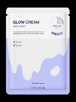 It's Skin Увлажняющая тканевая маска с кремом Glow Cream Mask Sheet, 24 мл