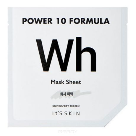 It's Skin Тканевая маска "Пауэр 10 Формула", выравнивающая тон Power 10 Formula Mask Sheet WH, 25 мл
