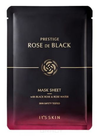 It's Skin Маска тканевая для лица "Престиж де Блэк Роуз", увлажняющая Prestige Rose De Black Mask Sheet, 23 мл