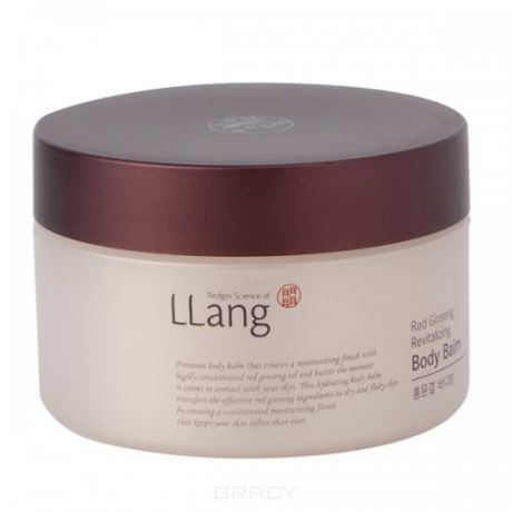 LLang Восстанавливающий крем-бальзам для тела с красным женьшенем Red Ginseng Revitalizing Body Balm, 85 мл