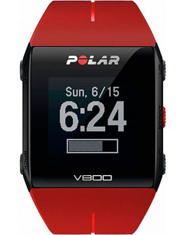 Polar V800 HR Red H10 Strava Premium