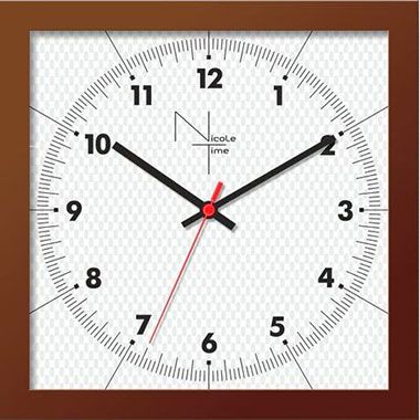 Настенные часы Nicole Time NT666br
