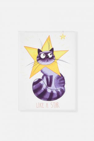 Обложка для паспорта "Звезданутый кот"