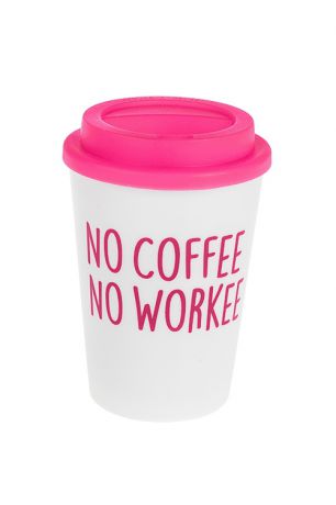 Термокружка "Нет кофе - нет работы"