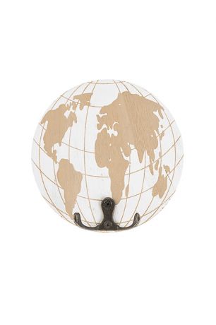 Вешалка декоративная "Карта мира"