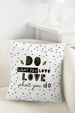 Подушка декоративная "Do what you love"