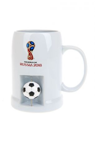 Кружка пивная "FIFA World Cup RUSSIA 2018 - Символика ЧМ"