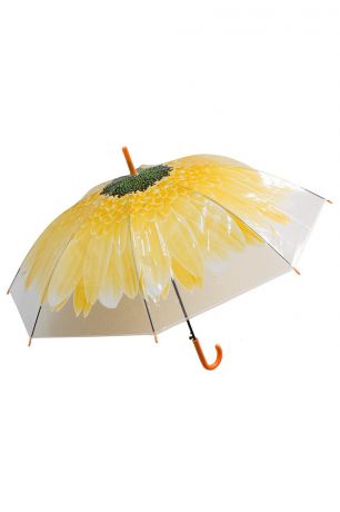 Зонт купол "Цветок желтый"