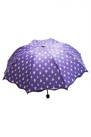 Зонт хамелеон "Капельки фиолетовый"