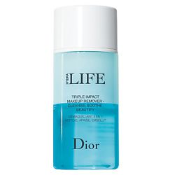 DIOR Средство для снятия макияжа с глаз, губ и бровей с тройным действием Dior Hydra Life bi-phasic make-up remover 125 мл