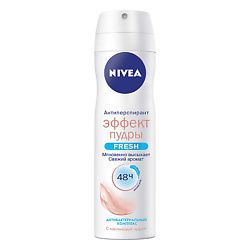 NIVEA Антиперспирант спрей Эффект пудры FRESH 150 мл