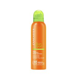 LANCASTER Солнцезащитный спрей с возможным нанесением на влажную кожу SPF15 SUN SPORT COOLING INVISIBLE MIST WET SKIN APPLICATION 200 мл