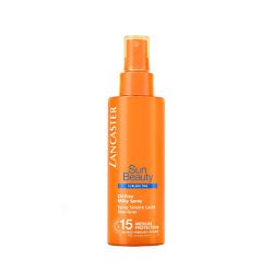 LANCASTER Обезжиренное молочко-спрей великолепный загар SPF15 SUN BEAUTY OIL-FREE MILKY SPRAY 150 мл