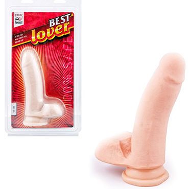 Erotic Fantasy Best Lover Dildo Фаллоимитатор с большой мошонкой