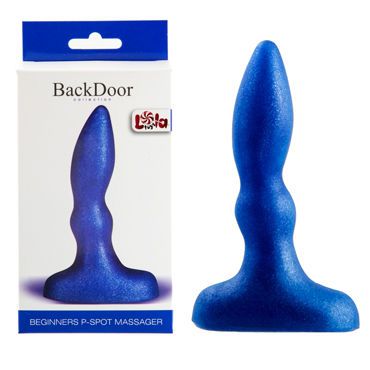 Lola Toys Back Door Beginners P-Spot Massager, синий Стимулятор простаты для начинающих
