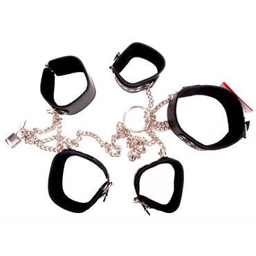 Podium комплект Ошейник, наручники и поножи