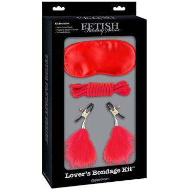 Pipedream Lovers Bondage Kit, красный Набор для интимных удовольствий