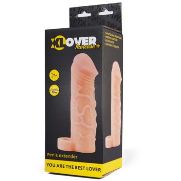ToyFa Xlover Increase+ , 17 см Увеличивающая насадка на пенис