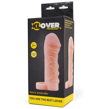 ToyFa Xlover Increase+ , 16 см Увеличивающая насадка на пенис