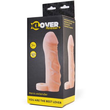 ToyFa Xlover Increase+ , 15 см Увеличивающая насадка на пенис