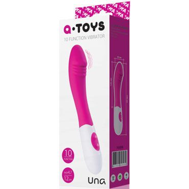 Toyfa A-toys Una, розовый Вибратор для стимуляции точки G