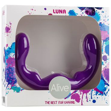 Alive Luna, фиолетовый Гибкий безременной страпон