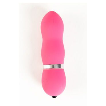 Sexus вибратор 10 см, розовый Водонепроницаемый, гладкий