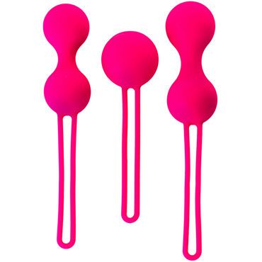 Toyfa A-toys Pleasure Balls Set, розовый Набор вагинальных шариков