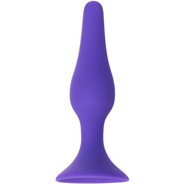 Toyfa A-toys Butt Plug, фиолетовая Анальная пробка средняя