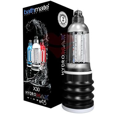 Bathmate Hydromax X30 Wide Boy, прозрачная Гидропомпа для увеличения пениса