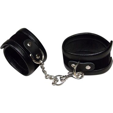 Bad Kitty Handcuffs, черные Наручники из искуственной кожи
