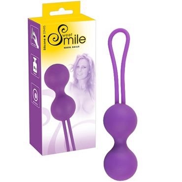 Smile Kegel Balls, фиолетовые Шарики со смещенным центром тяжести