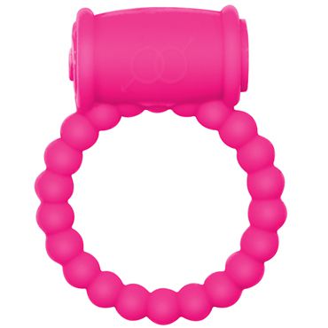 Lola Toys Rings Drums, розовое Эрекционное кольцо с вибрацией