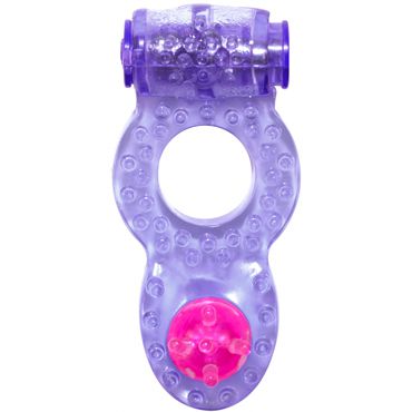 Lola Toys Rings Ringer, фиолетовое Эрекционное кольцо с вибрацией